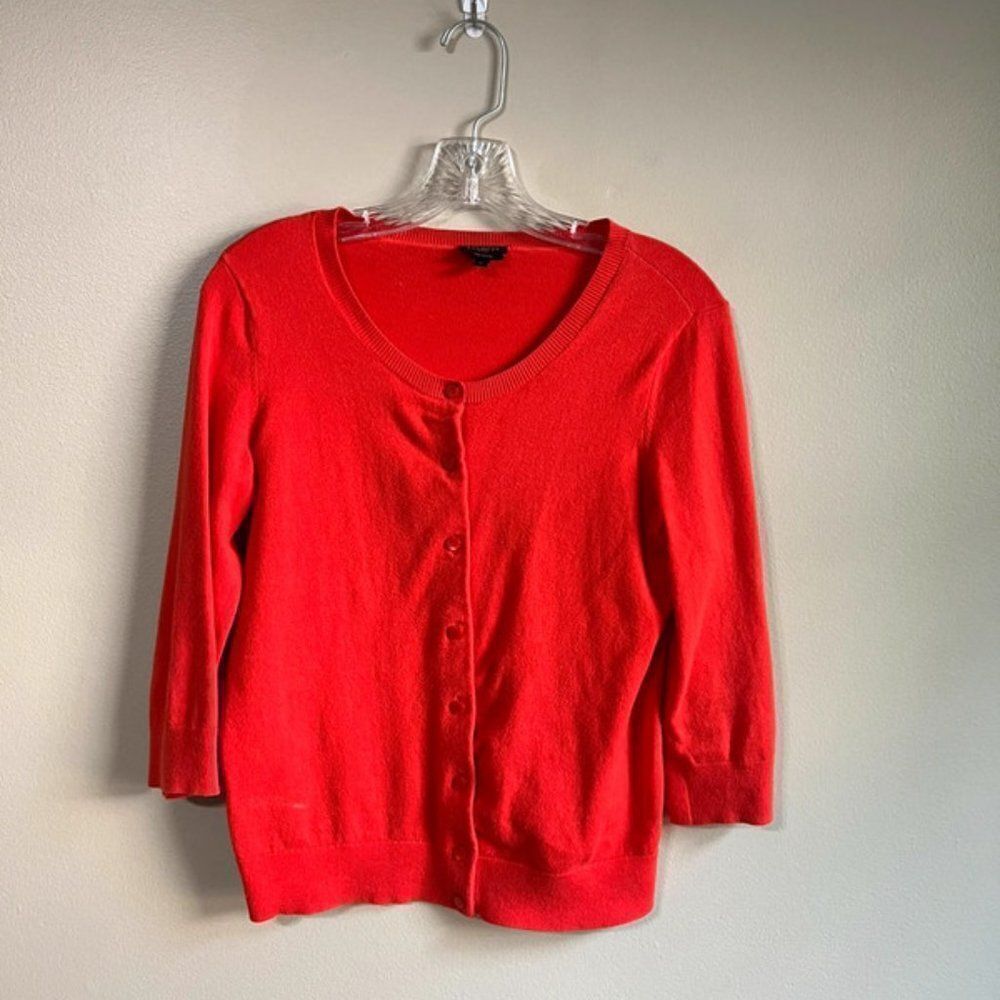 Talbots small petite pima cotton orange top
